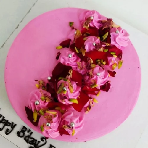 Rose milk Cake