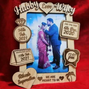 Couple Wooden Frame